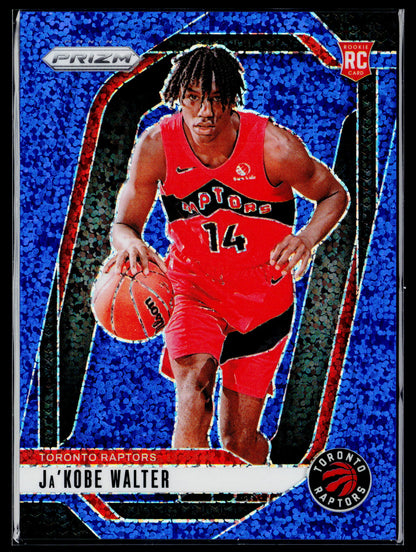 2024-25 Panini Prizm Ja'Kobe Walter Prizms Blue Sparkle #/144 #223