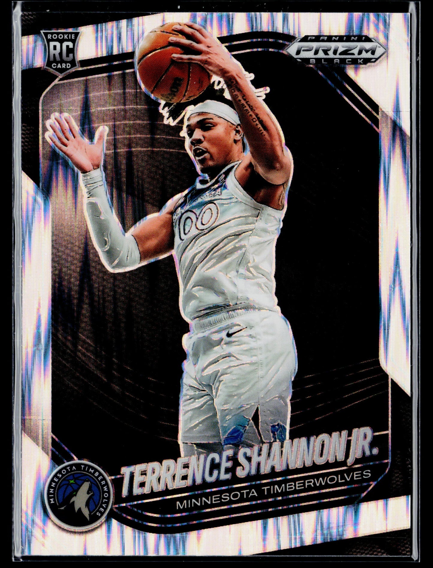 2024-25 Panini Prizm Black Terrence Shannon Jr. Skewed Prizms #/249 #37