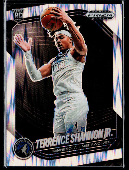 2024-25 Panini Prizm Black Terrence Shannon Jr. Skewed Prizms #/249 #37