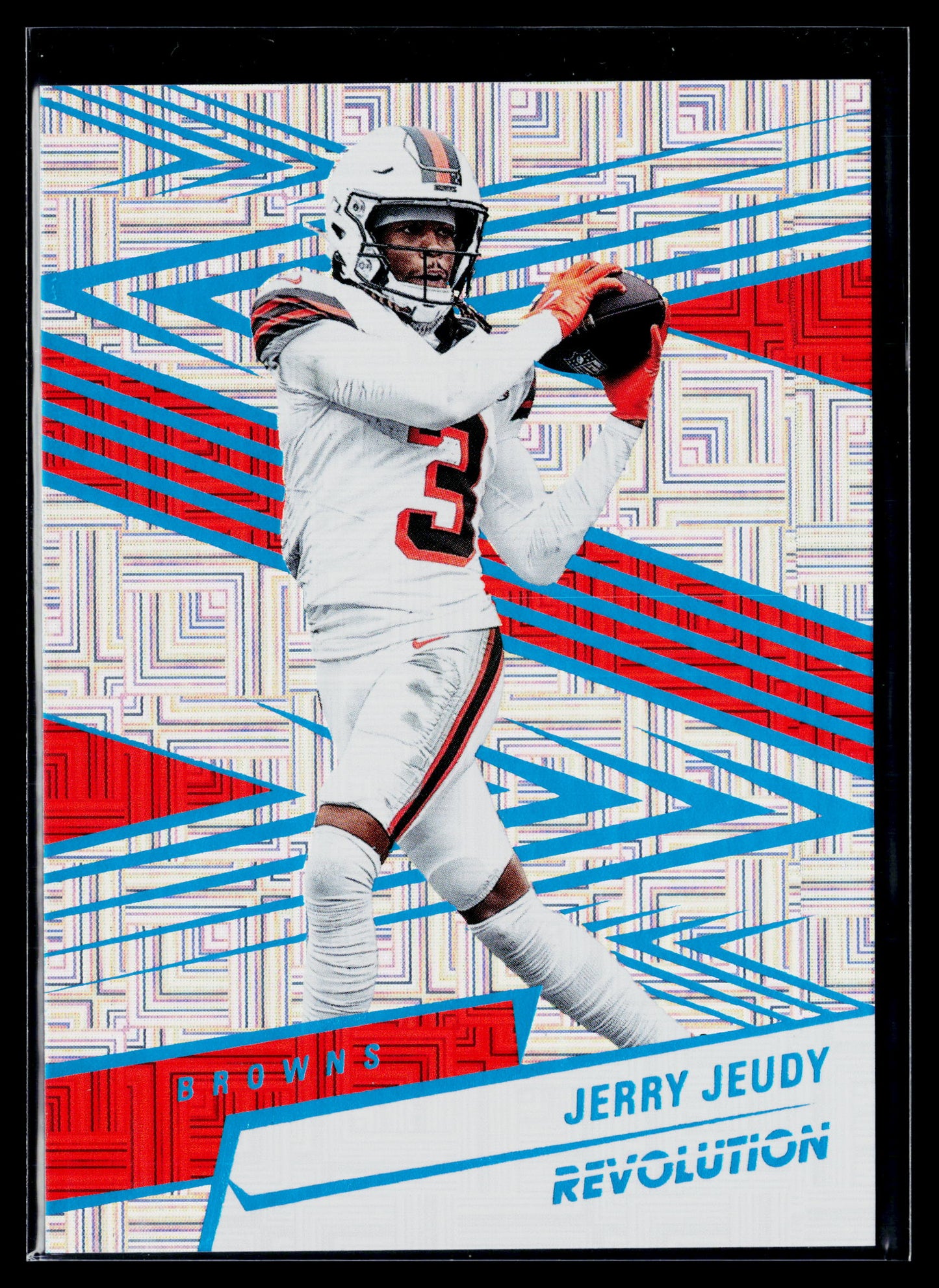 2025 Panini Revolution Jerry Jeudy Teal Levels #/499 #56