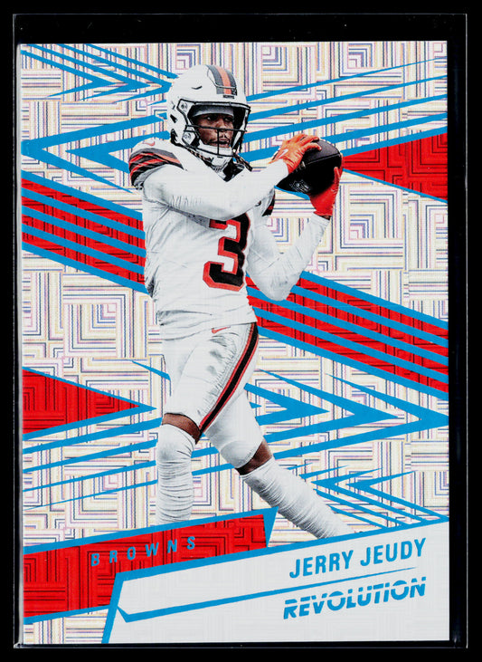2025 Panini Revolution Jerry Jeudy Teal Levels #/499 #56