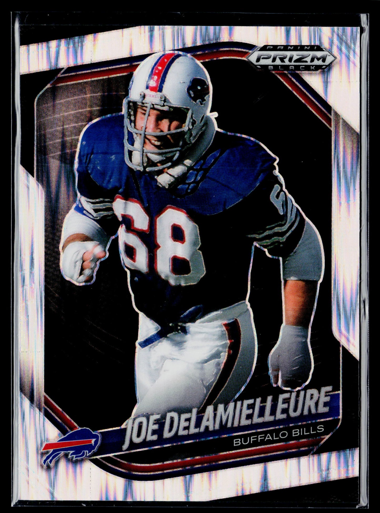 2025 Panini Prizm Black Joe DeLamielleure Prizms Skewed #/249 #13