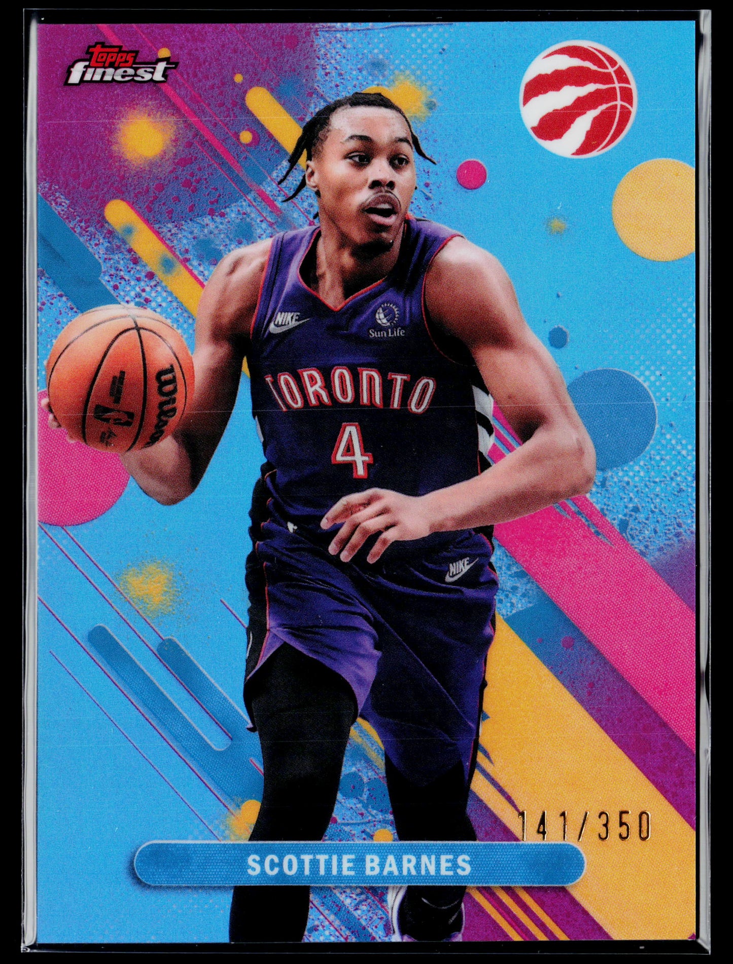 2025-26 Finest Scottie Barnes Sky Blue Refractor #/350 #31