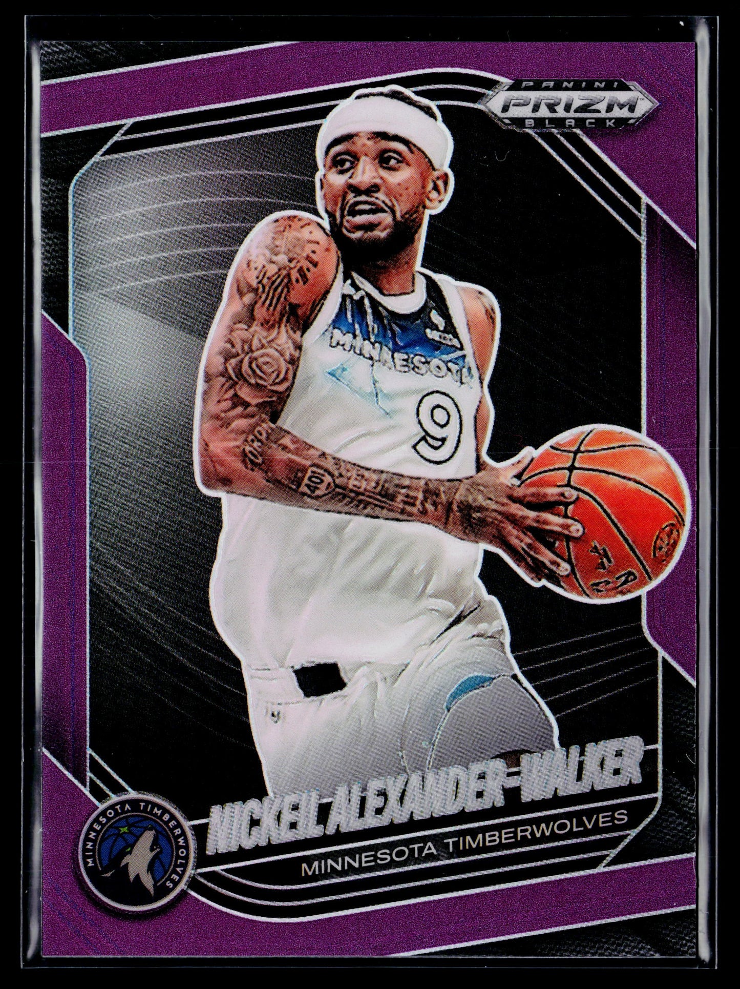 2024-25 Panini Prizm Black Nickeil Alexander-Walker Purple Prizms #/99 #193