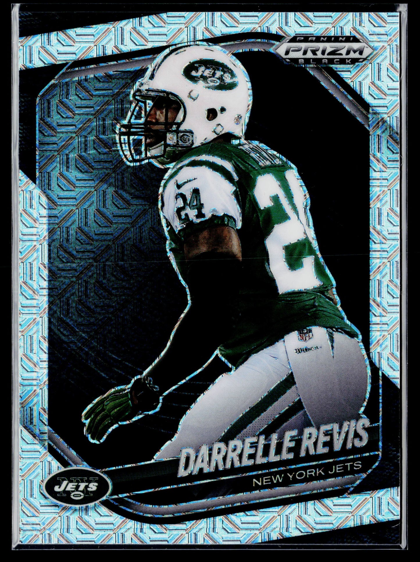 2025 Panini Prizm Black Darrelle Revis Prizms Mojo #/25 #105