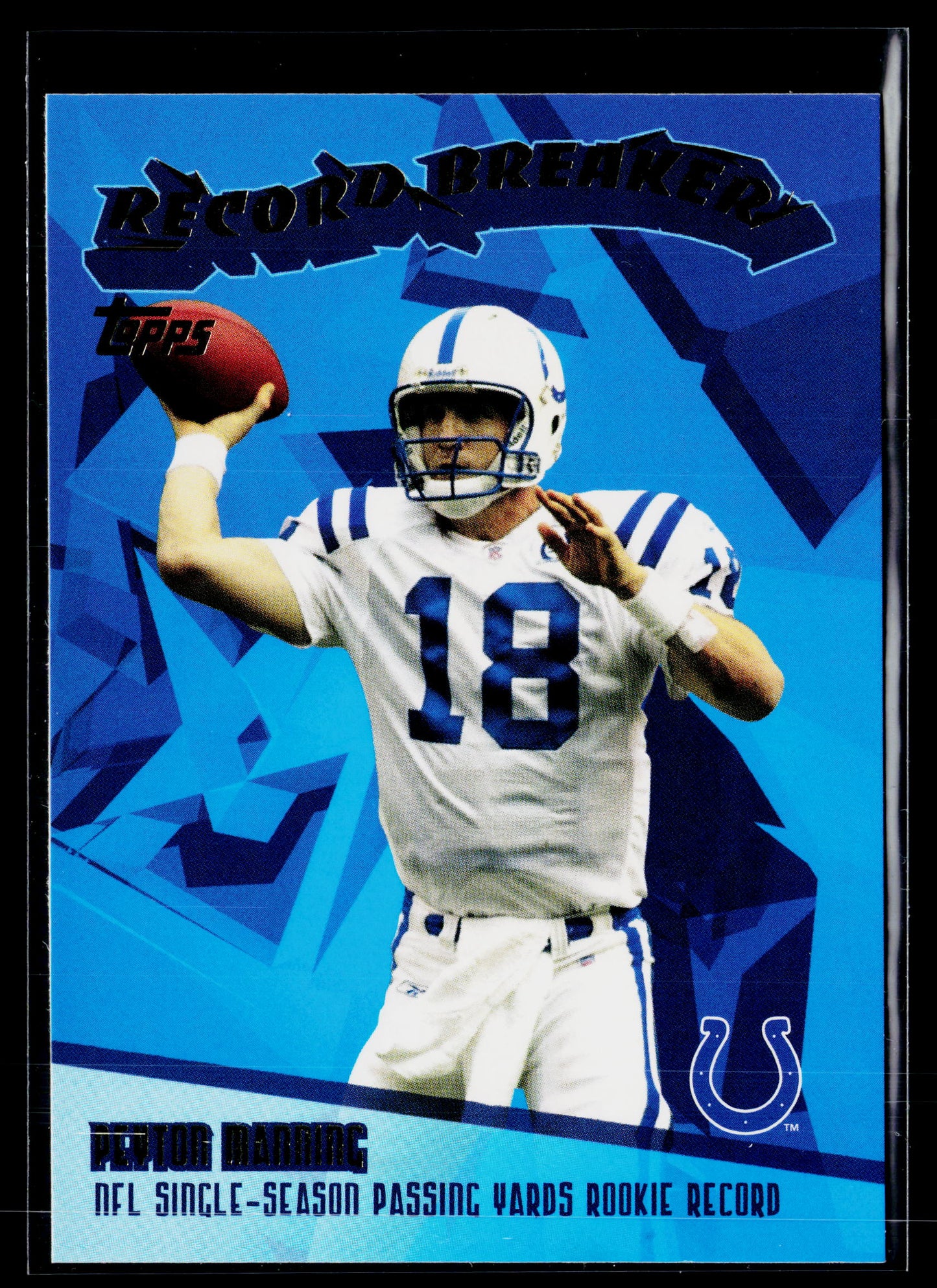 2003 Topps Peyton Manning Record Breakers #RB22