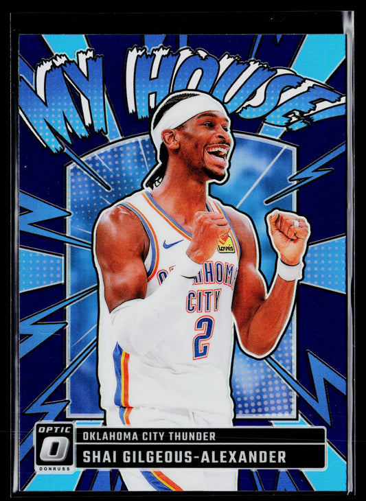 2024-25 Donruss Optic Shai Gilgeous-Alexander My House Purple #6