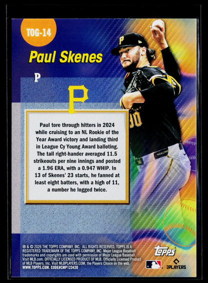 2026 Topps Paul Skenes Titans of the Game #TOG-14