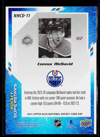 2024 Upper Deck National Hockey Card Day Connor McDavid #NHCD-11