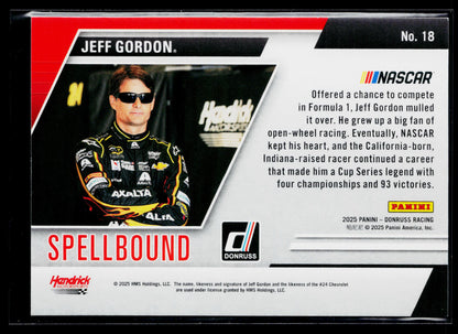 2025 Donruss Jeff Gordon Spellbound #18