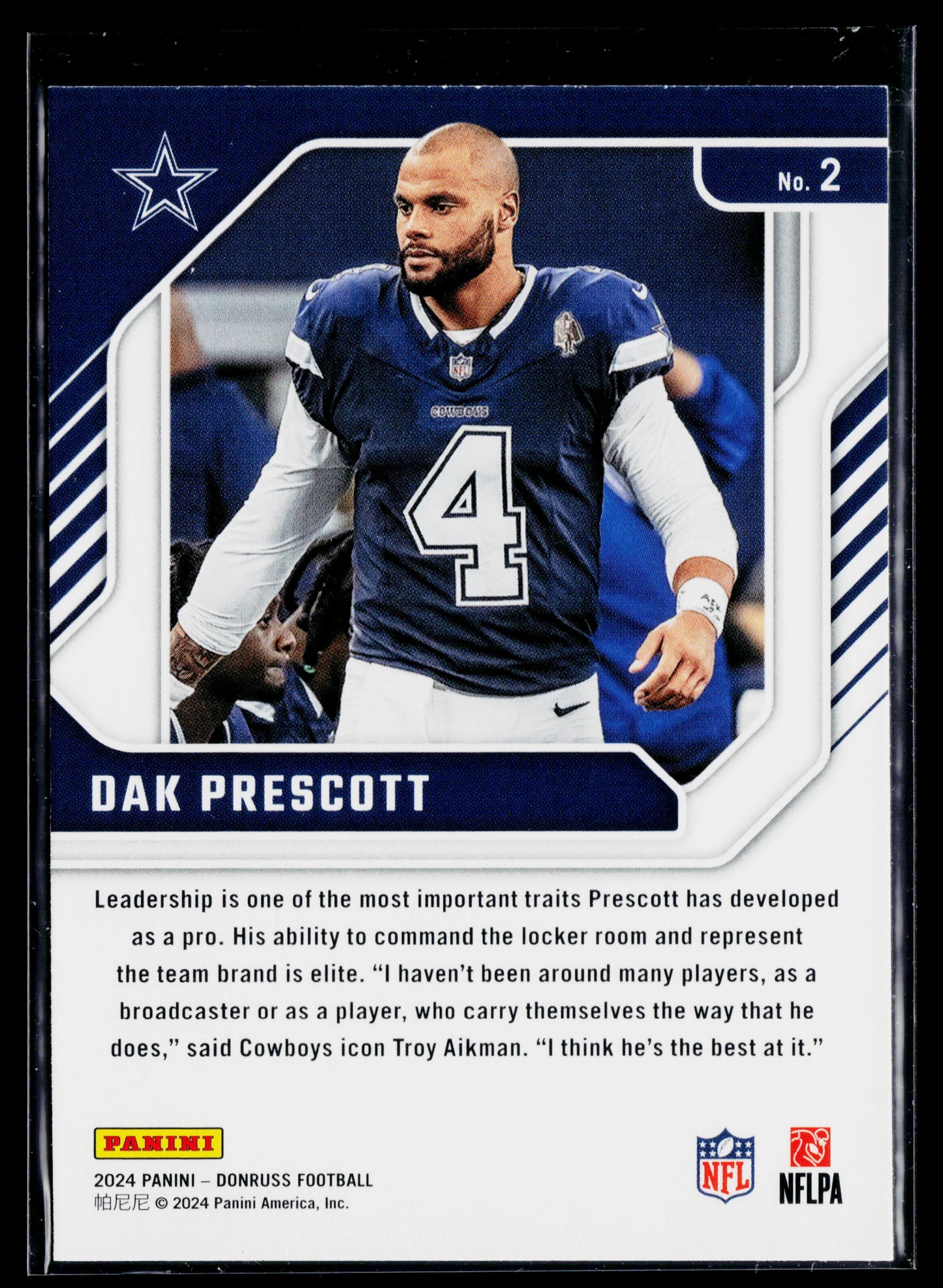 2024 Donruss Dak Prescott Elite Series #2