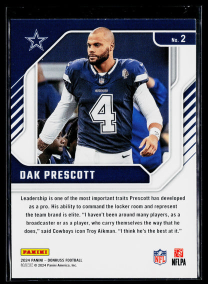 2024 Donruss Dak Prescott Elite Series #2