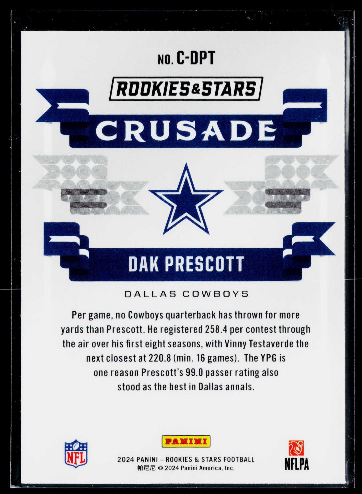 2024 Panini Rookies & Stars Dak Prescott Crusade Silver #C-DPT