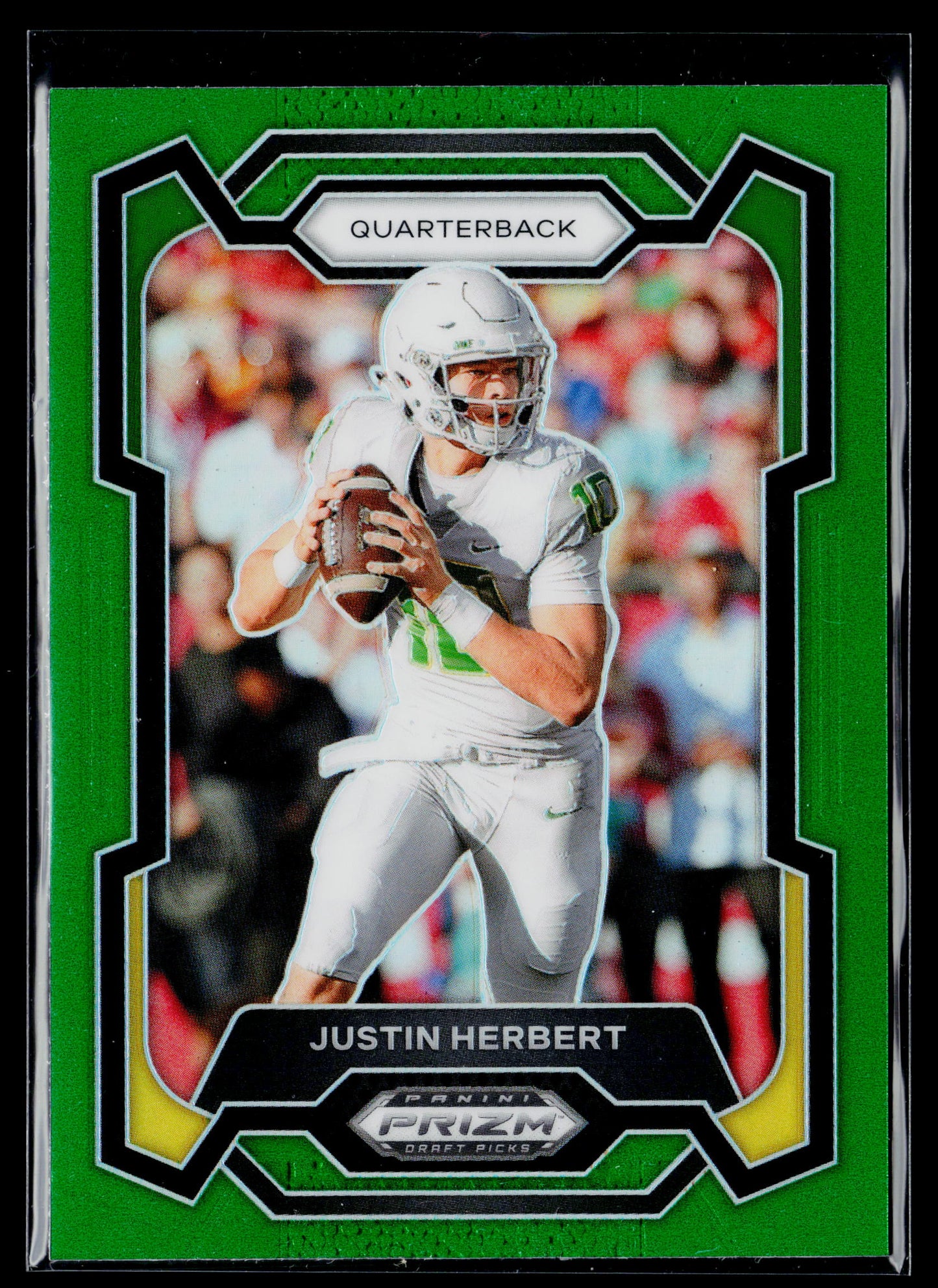 2024 Panini Prizm Draft Picks Justin Herbert Green #69