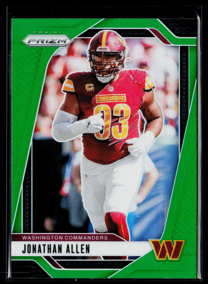 2024 Panini Prizm Jonathan Allen Green #292