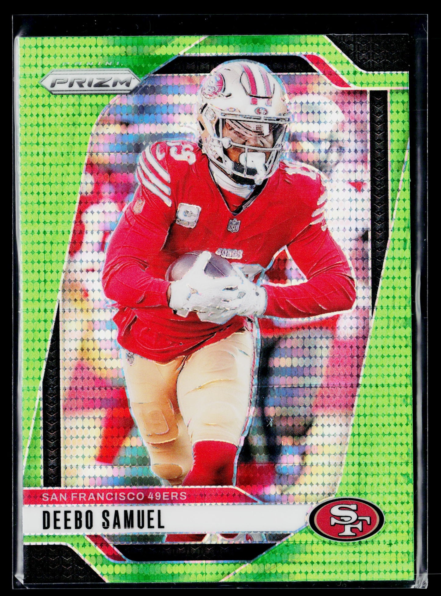 2024 Panini Prizm Deebo Samuel Neon Green Pulsar #252