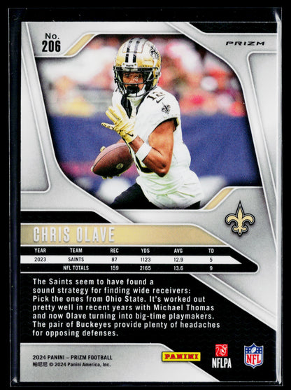 2024 Panini Prizm Chris Olave Disco #206