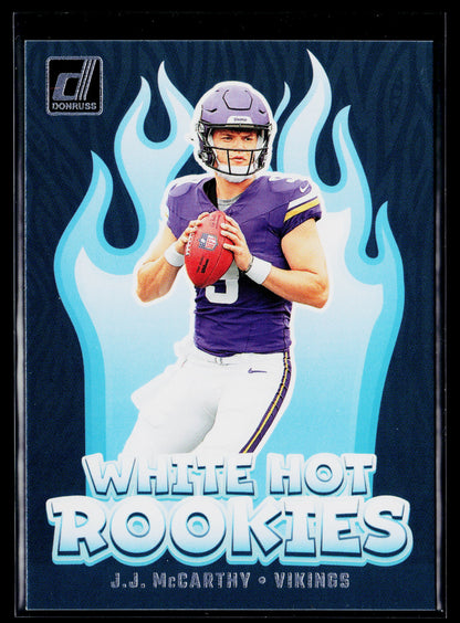 2024 Donruss J.J. McCarthy White Hot Rookies #WH1