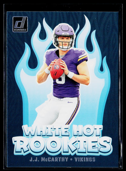 2024 Donruss J.J. McCarthy White Hot Rookies #WH1