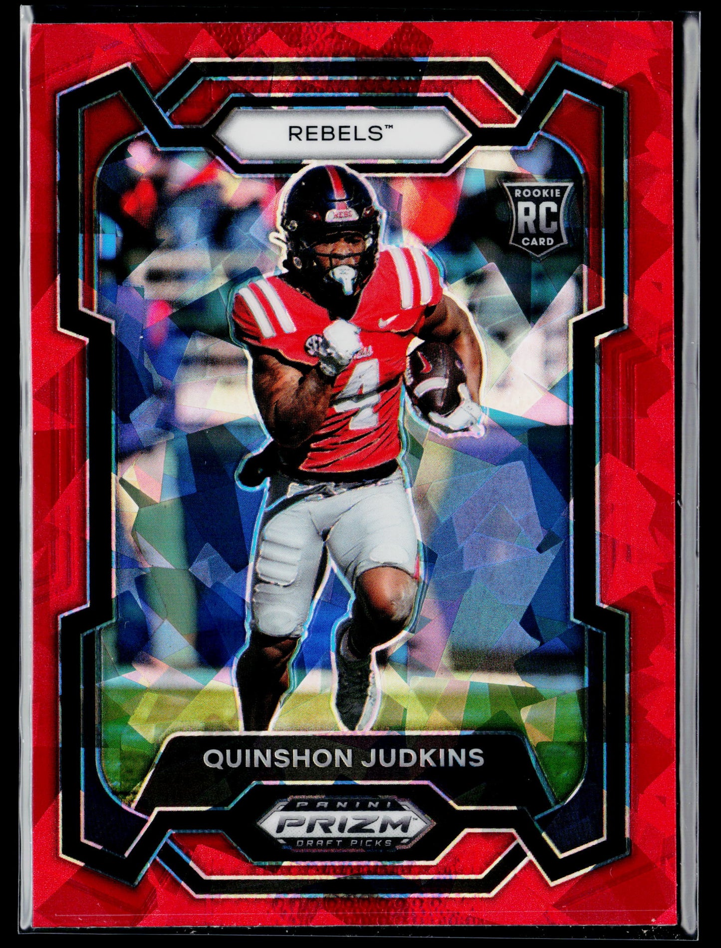 2024 Panini Prizm Draft Picks Quinshon Judkins Red Ice #146