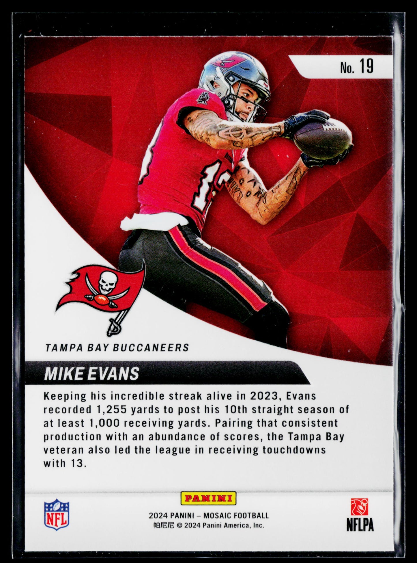 2024 Panini Mosaic Mike Evans Elevate #19