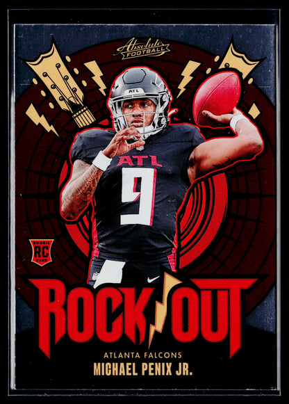 2024 Panini Absolute Michael Penix Jr. Rock Out #RO-MPJ