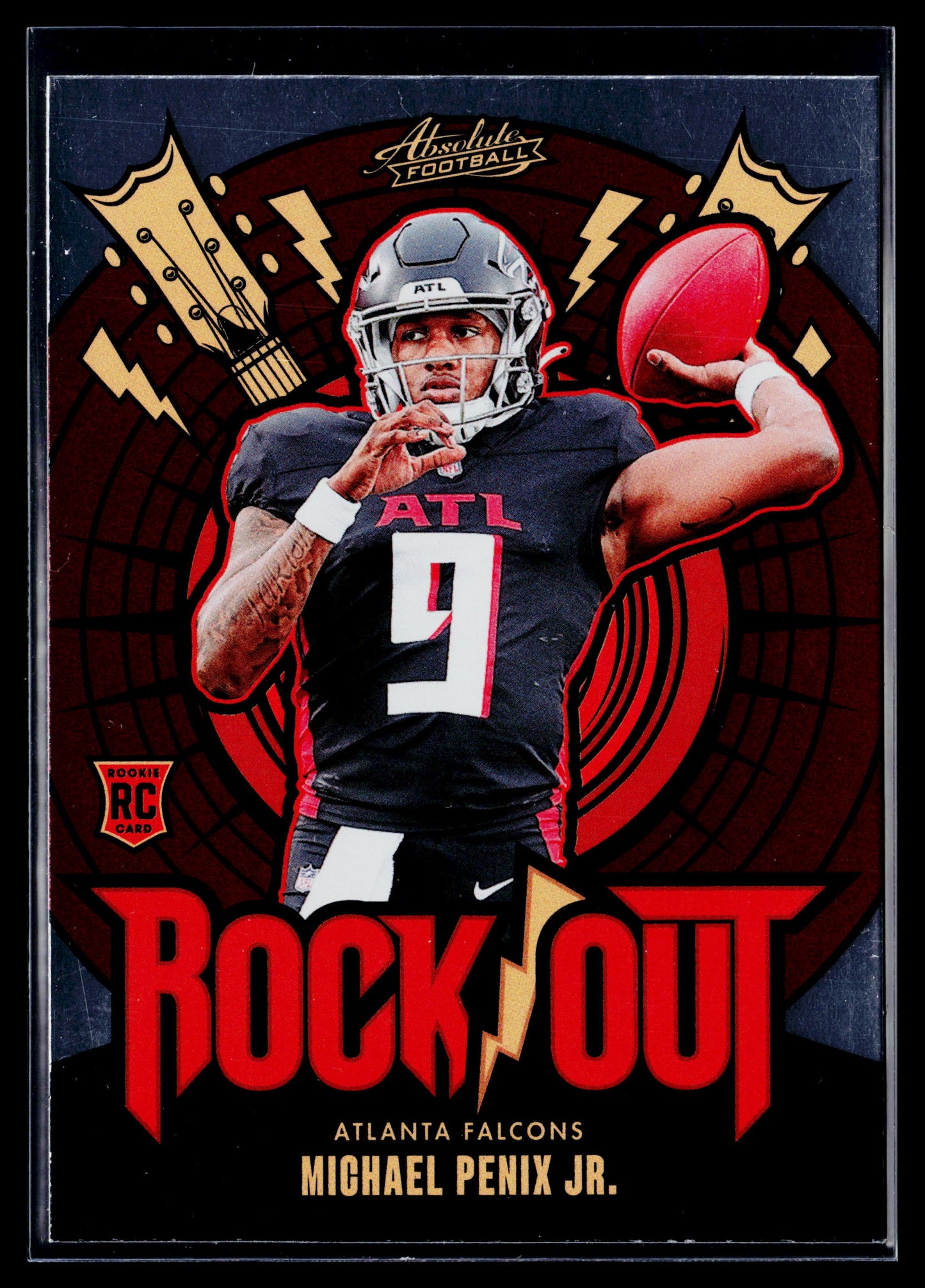 2024 Panini Absolute Michael Penix Jr. Rock Out #RO-MPJ