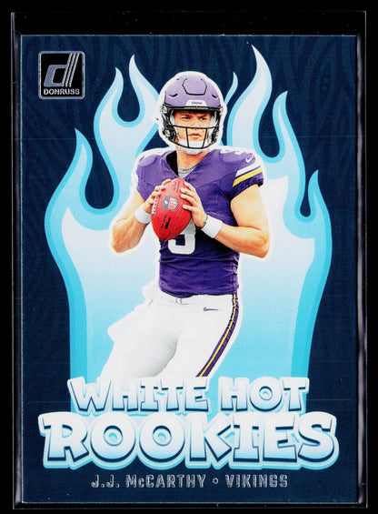2024 Donruss J.J. McCarthy White Hot Rookies #WH1