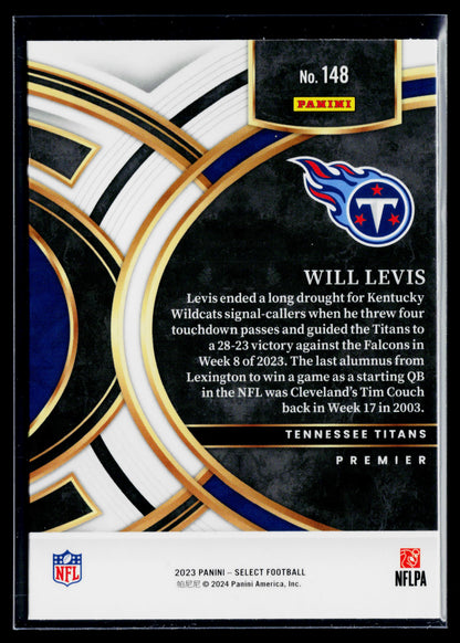 2023 Panini Select Will Levis Rookie #148