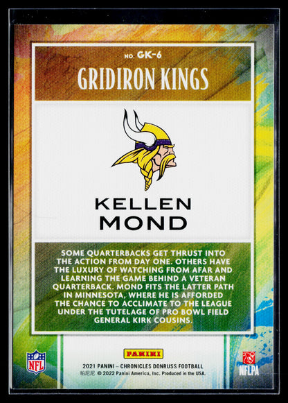 2021 Panini Chronicles Kellen Mond Gridiron Kings #GK-6