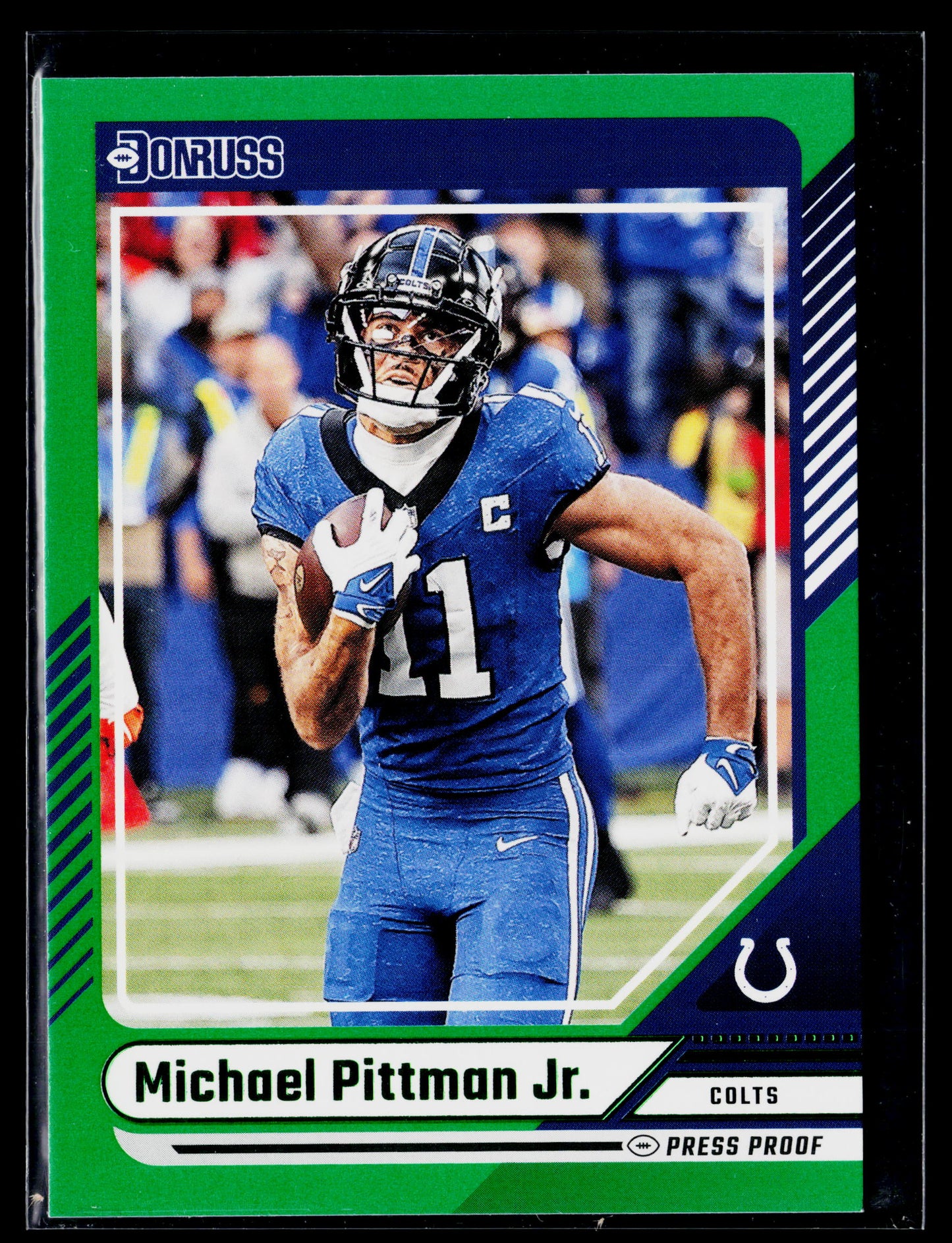 2024 Donruss Michael Pittman Jr. Press Proof Green #265