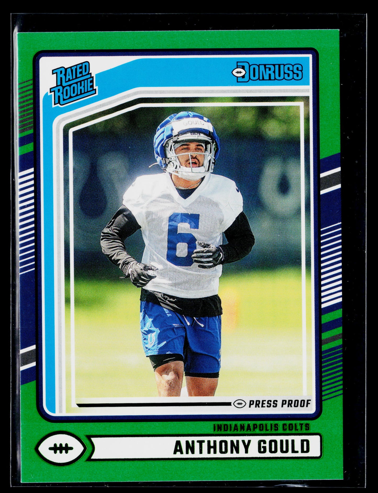 2024 Donruss Anthony Gould Rookie Press Proof Green #363