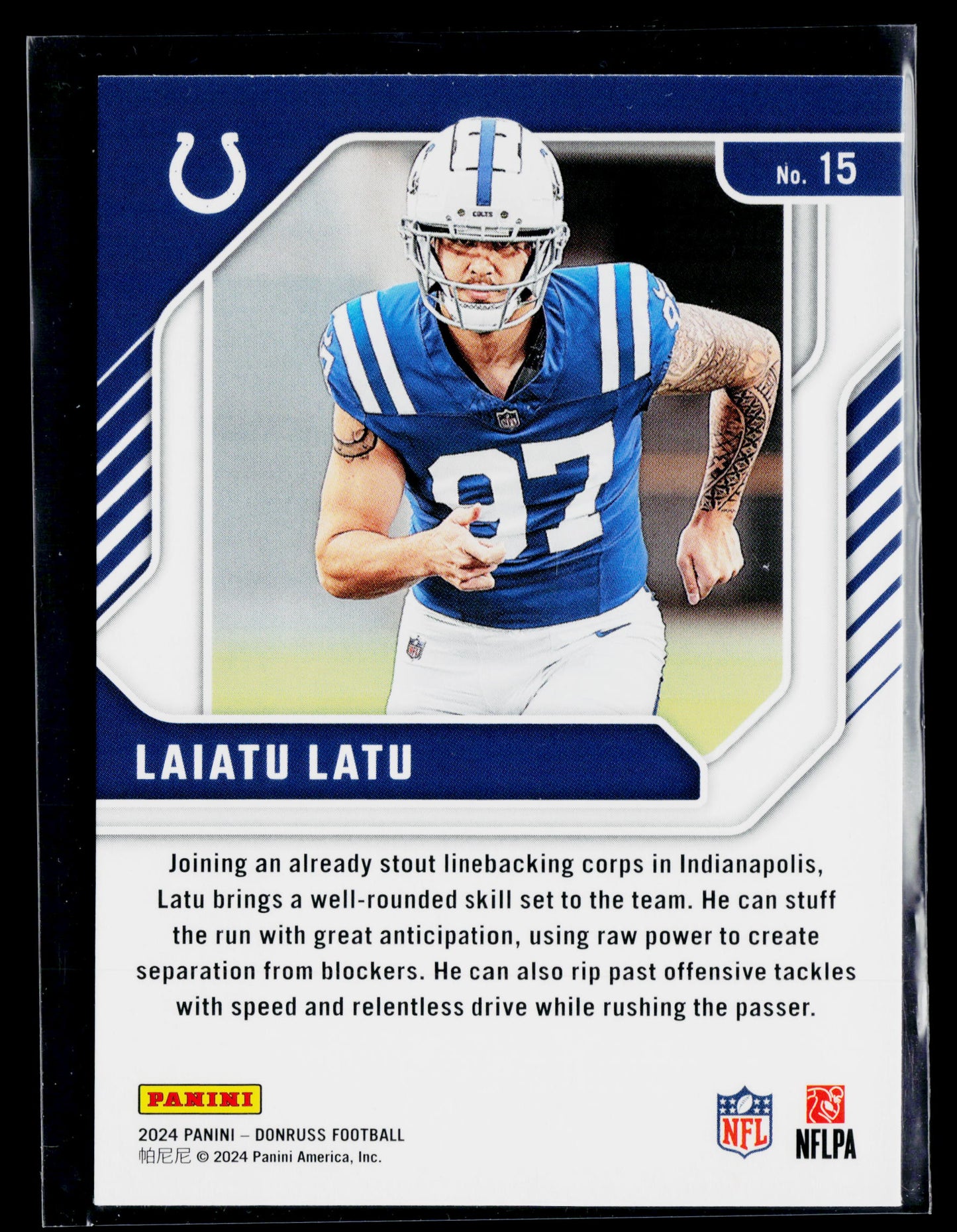2024 Donruss Laiatu Latu Elite Series Rookies #15