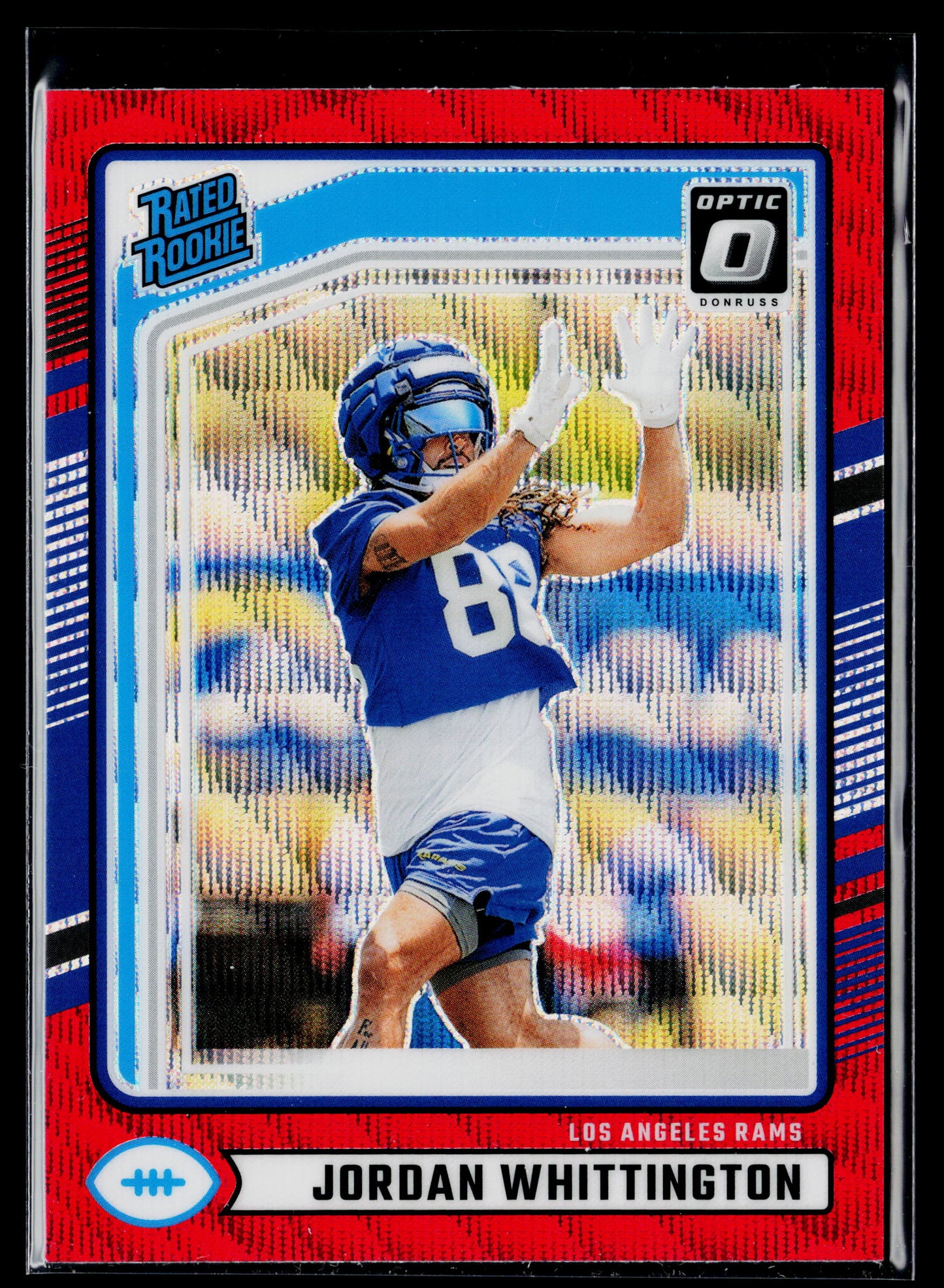 2024 Donruss Jordan Whittington Rookie Optic Rated Rookies Preview Red Wave #352