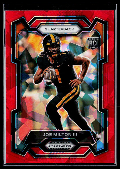 2024 Panini Prizm Draft Picks Joe Milton III Red Ice #157