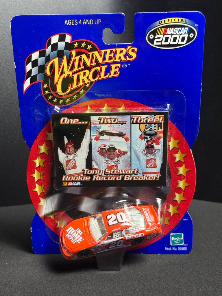 2000 Tony Stewart #20 Home Depot Winners Circle Rookie Record Breaker 1:64 NIP