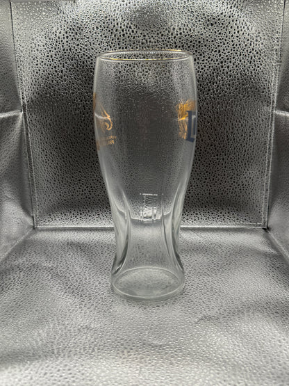 Philadelphia Eagles Miller Lite Gold Rimmed 16 Ounce Draft Beer Pint Glasses NFL