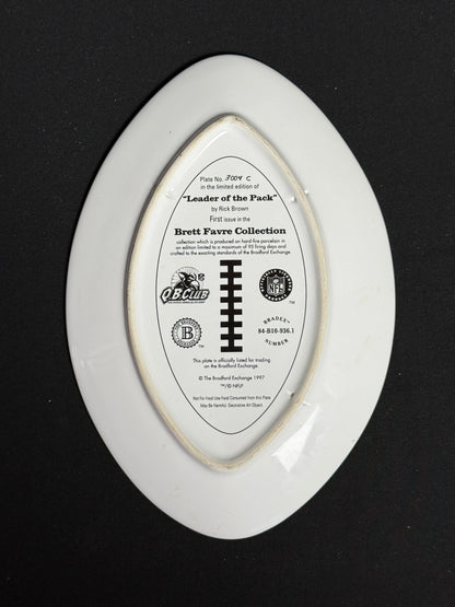 1997 Brett Favre Plate no. 3004C Football Leader of the Pack