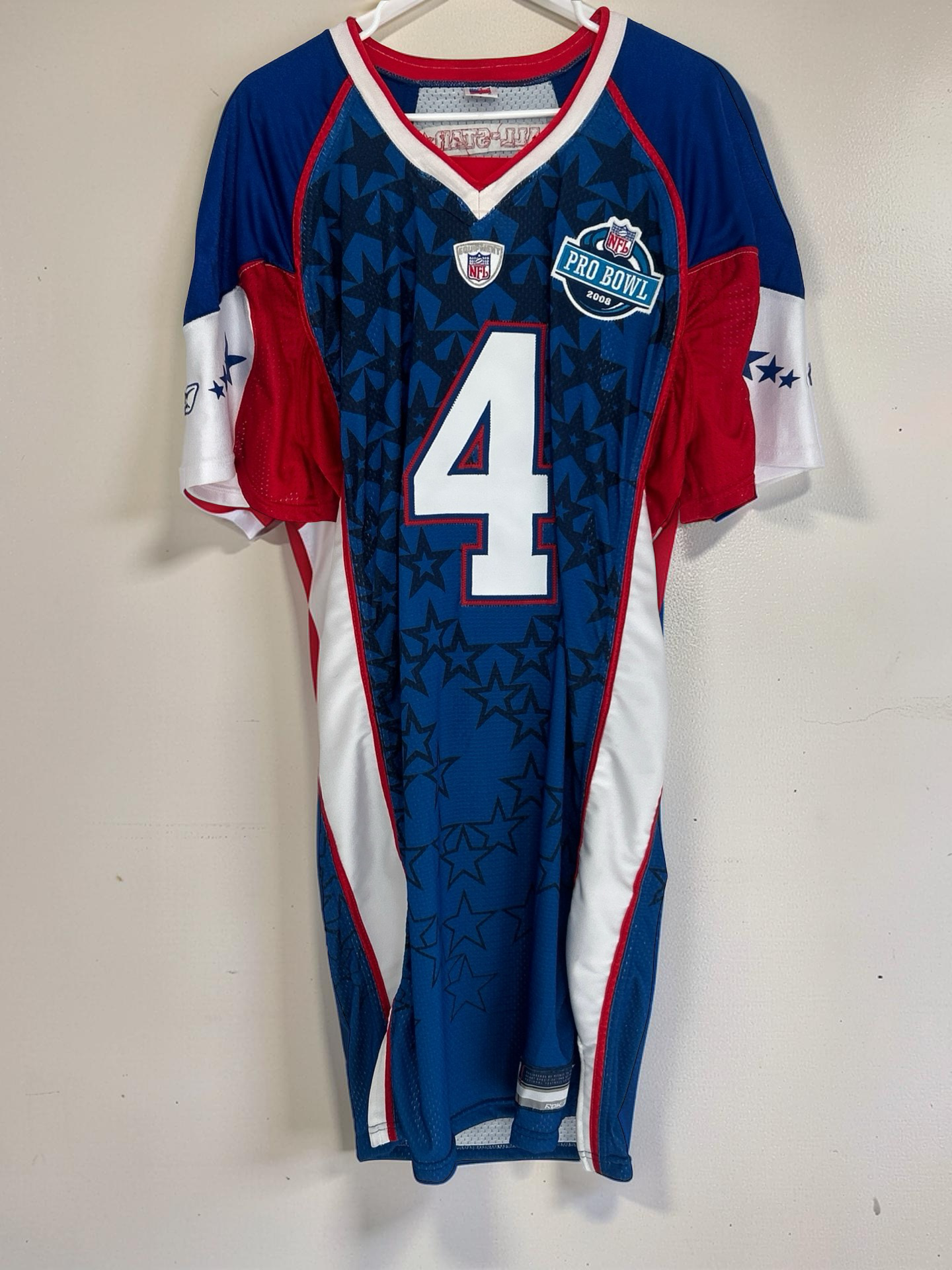 2008 Game Issued Brett Favre Autographed Blue Pro Bowl Signed Packers Jersey