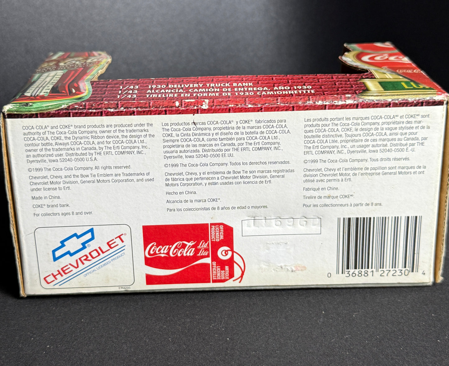 Coca Cola 1930 Delivery Truck coin bank