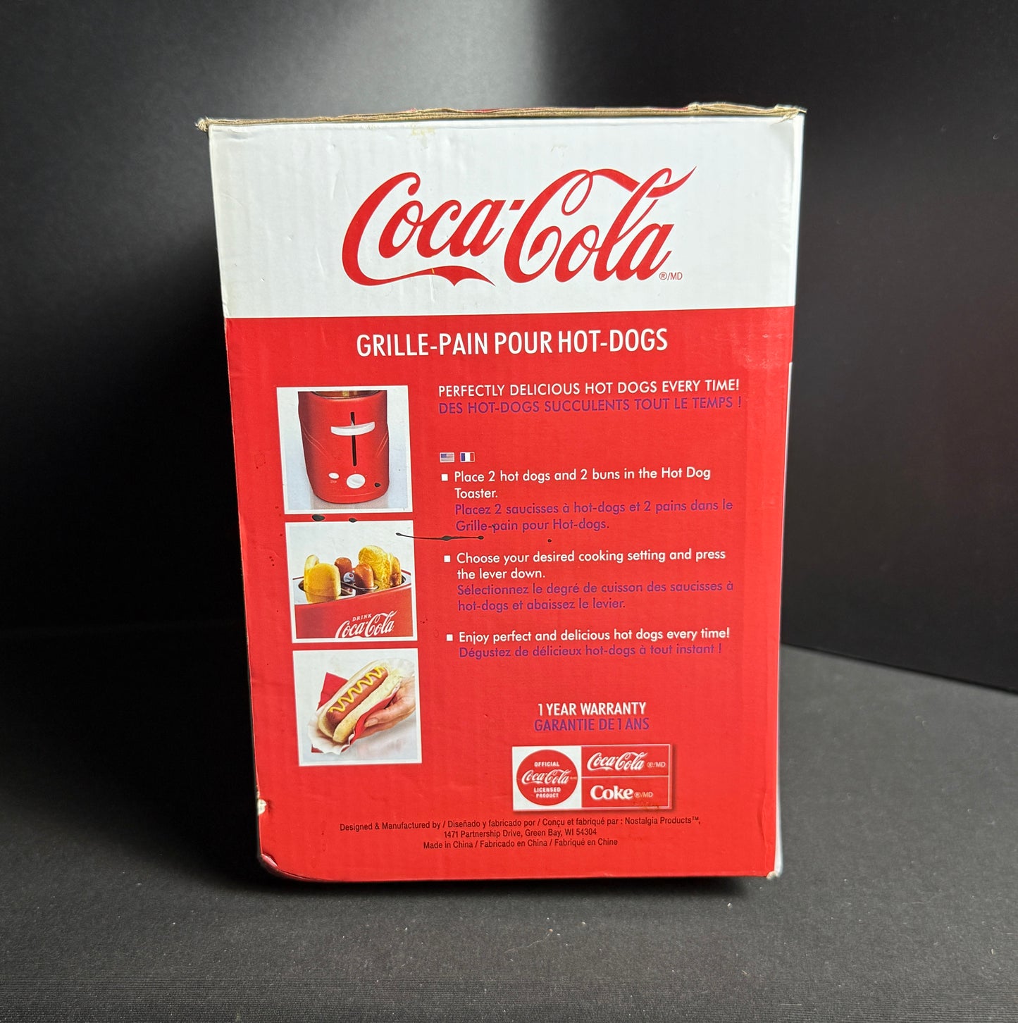 Coca Cola Grille pain Pour Hot Dogs