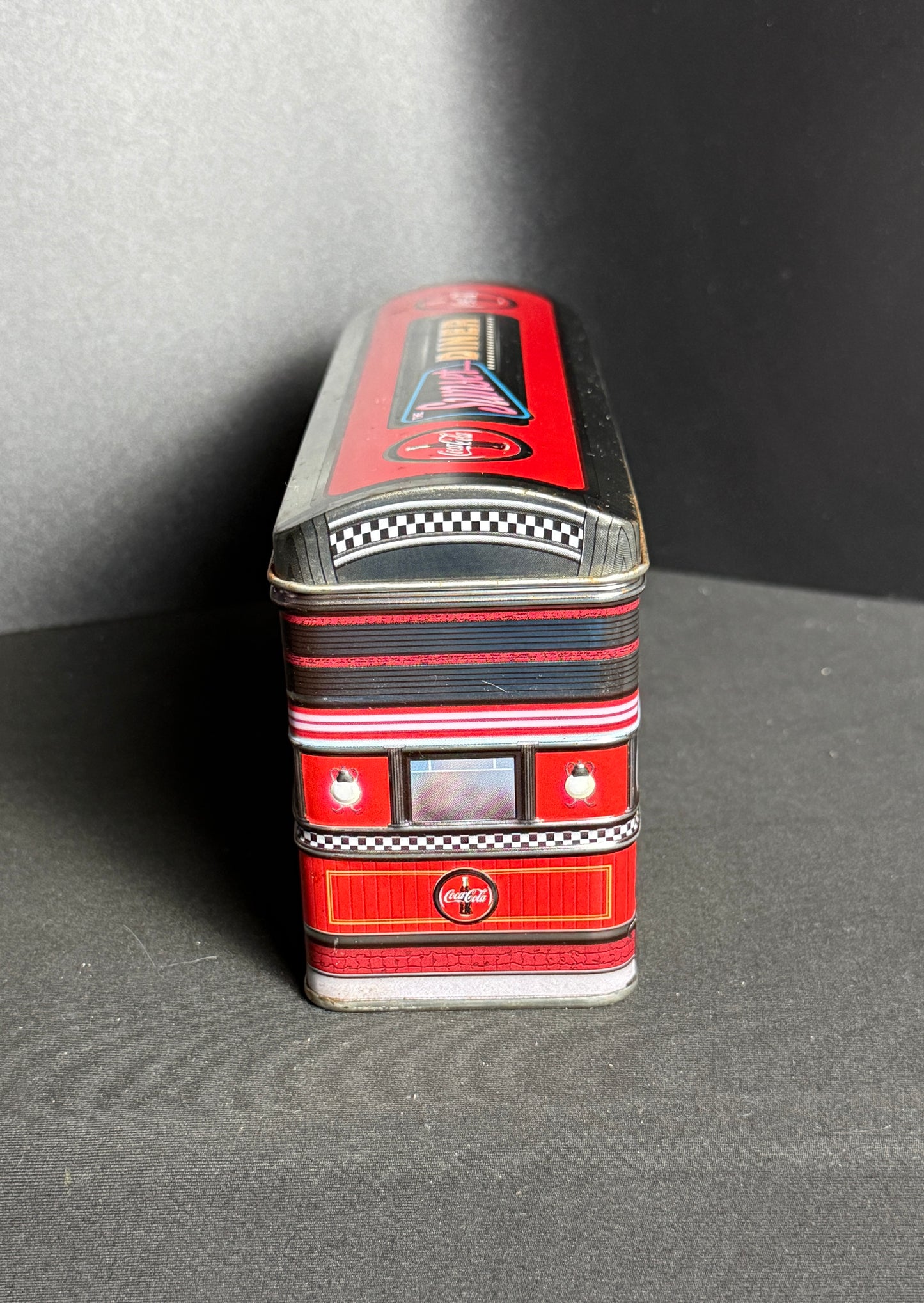 Vintage 2002 Coca Cola sunset diner tin