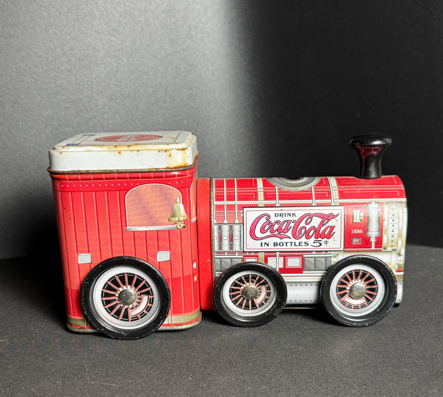 Vintage Coca Cola Tin Train