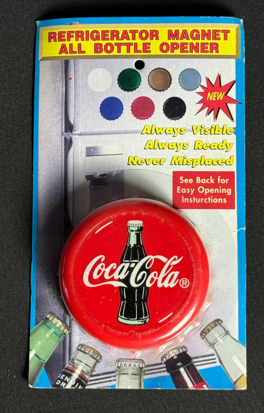 Coca Cola 1997 magnet bottle opener
