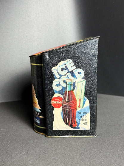 Vintage 1995 Collectible Coca-Cola Fountain Service Tin Box