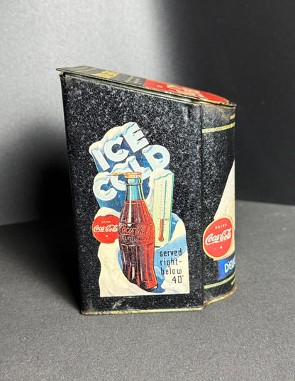 Vintage 1995 Collectible Coca-Cola Fountain Service Tin Box