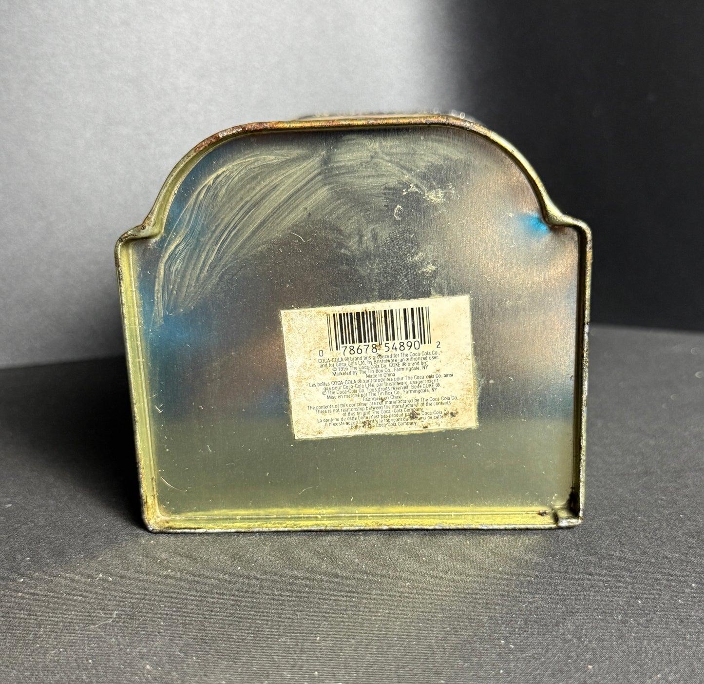 Vintage 1995 Collectible Coca-Cola Fountain Service Tin Box