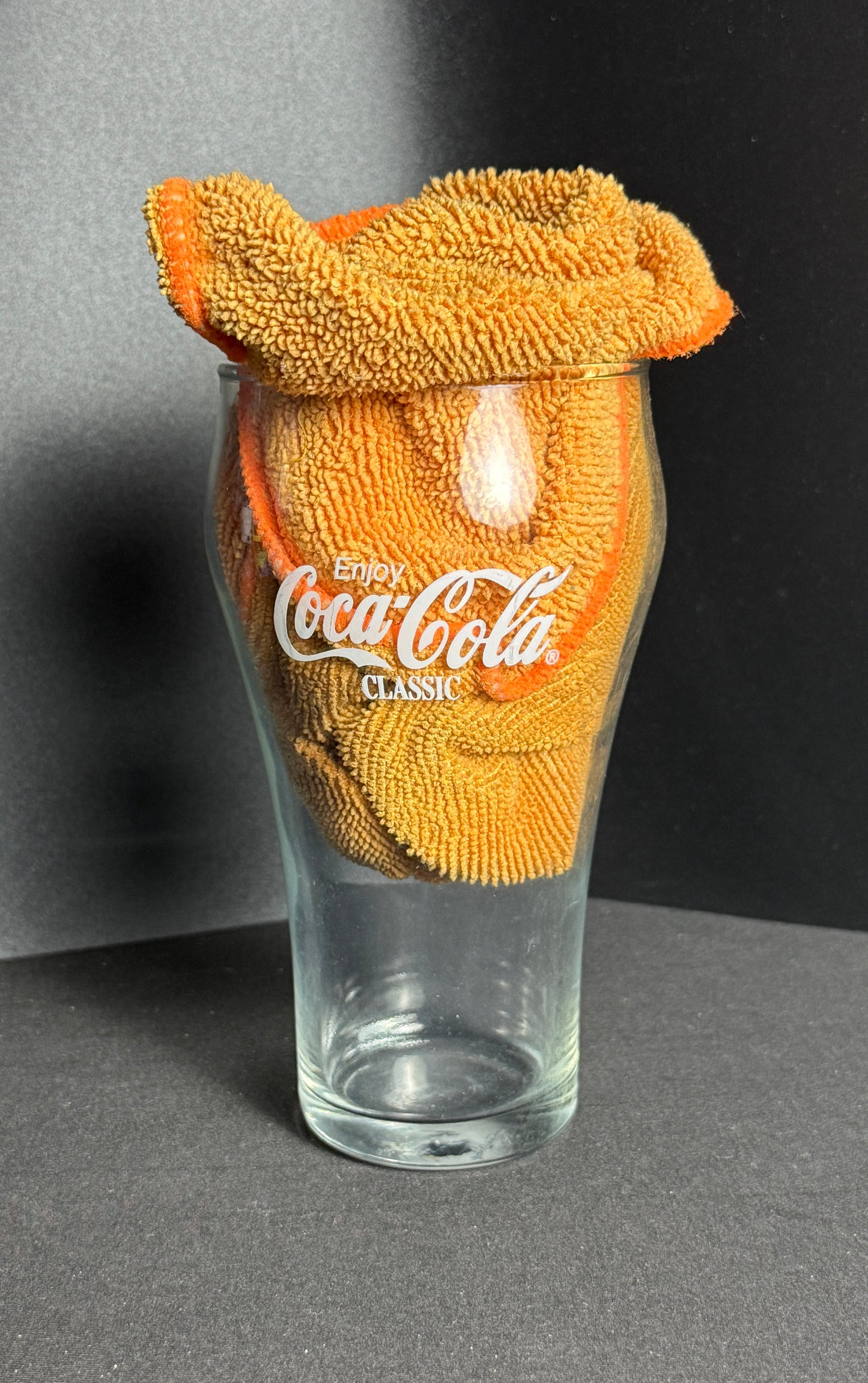 Vintage  Coca Cola Classic Bell Shaped Drinking Glass 20oz