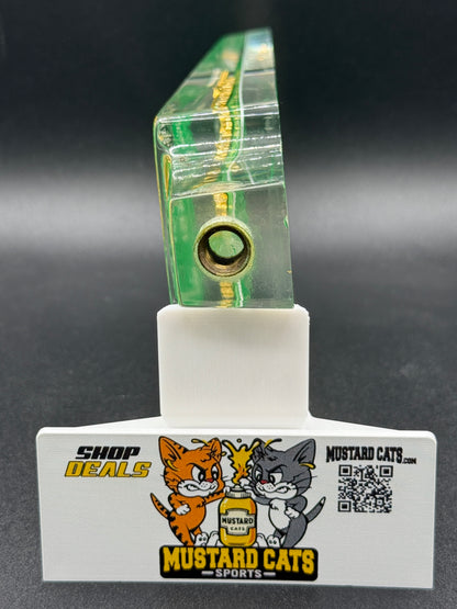 Vintage Green Heineken Imported Holland Lucite Acrylic 6 1/4” Draft Beer Tap Ha